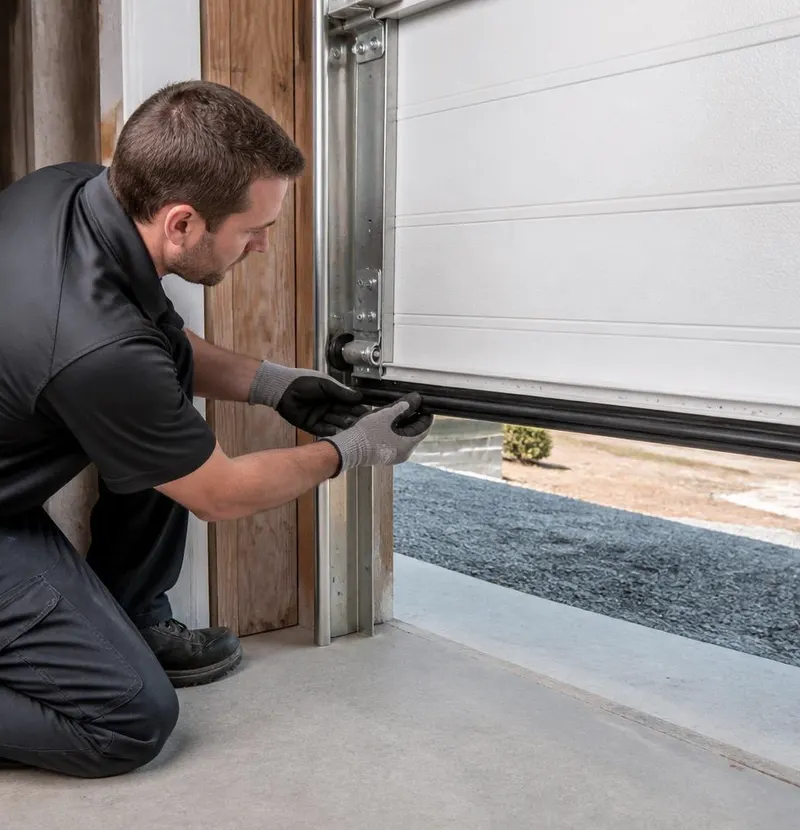 Off Track Door Repair in Lehigh Acres